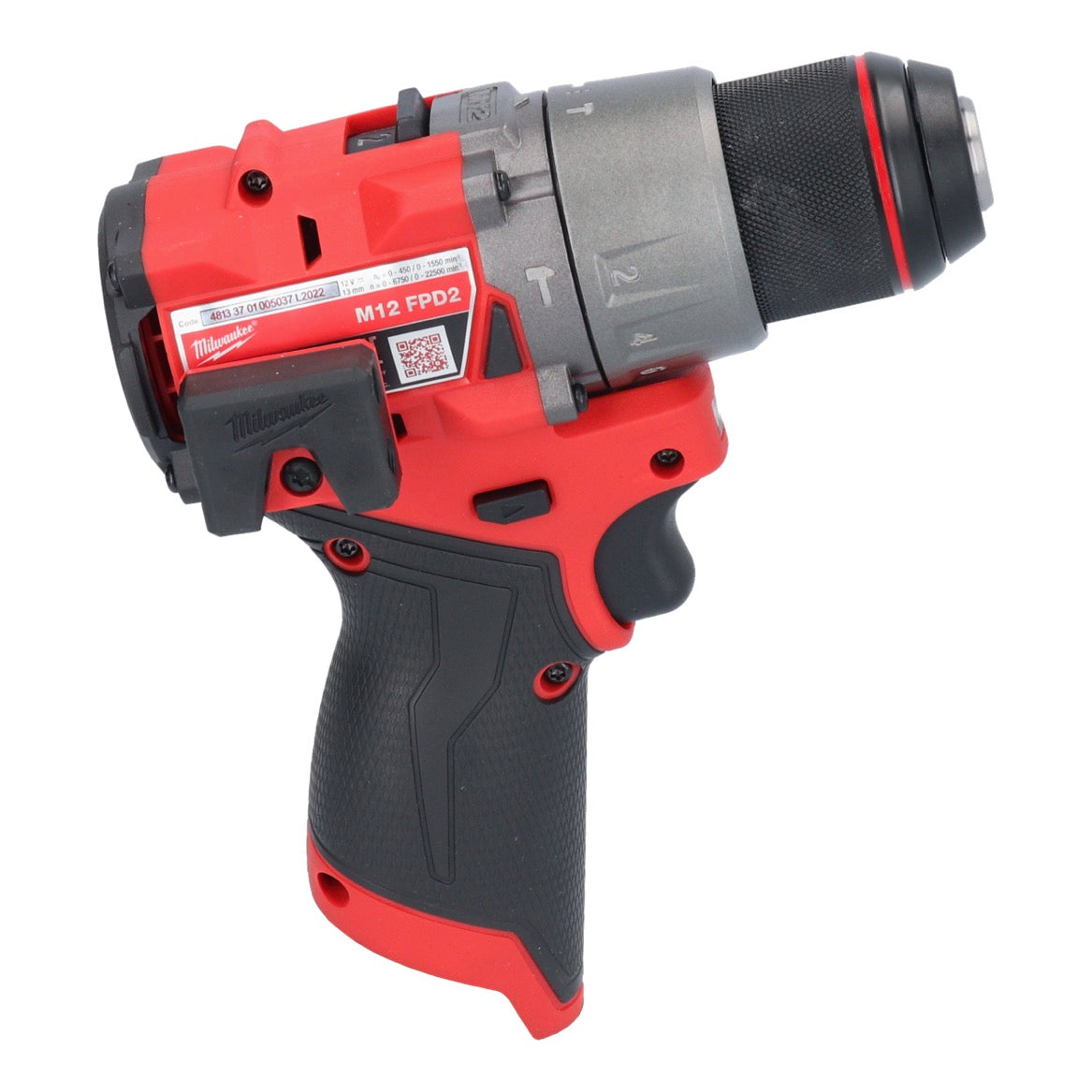 Perceuse à percussion sans fil Milwaukee M12 FPD2-202 12 V 45 Nm sans balais + 2 batteries 2,0 Ah + chargeur