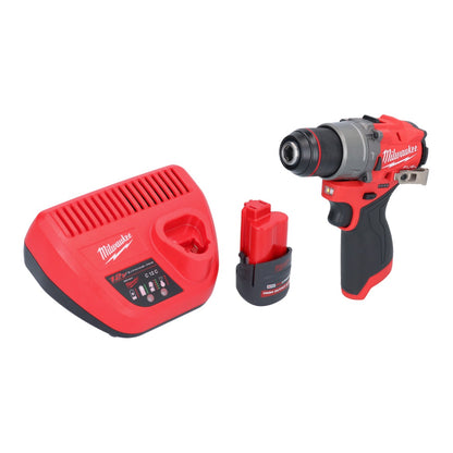 Perceuse à percussion sans fil Milwaukee M12 FPD2-251 12 V 45 Nm sans balais + 1 batterie 2,5 Ah + chargeur