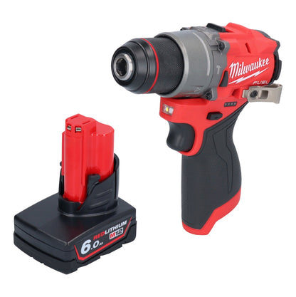 Perceuse à percussion sans fil Milwaukee M12 FPD2-601 12 V 45 Nm sans balais + 1x batterie 6,0 Ah - sans chargeur