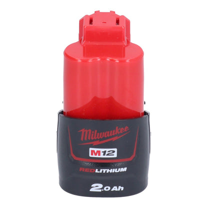 Clé à chocs sans fil Milwaukee M12 FID2-201 12 V 170 Nm 1/4" brushless + 1x batterie 2,0 Ah - sans chargeur