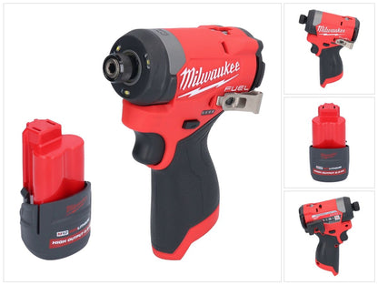 Milwaukee M12 FID2-251 Akku Schlagschrauber 12 V 170 Nm 1/4" Brushless + 1x Akku 2,5 Ah - ohne Ladegerät