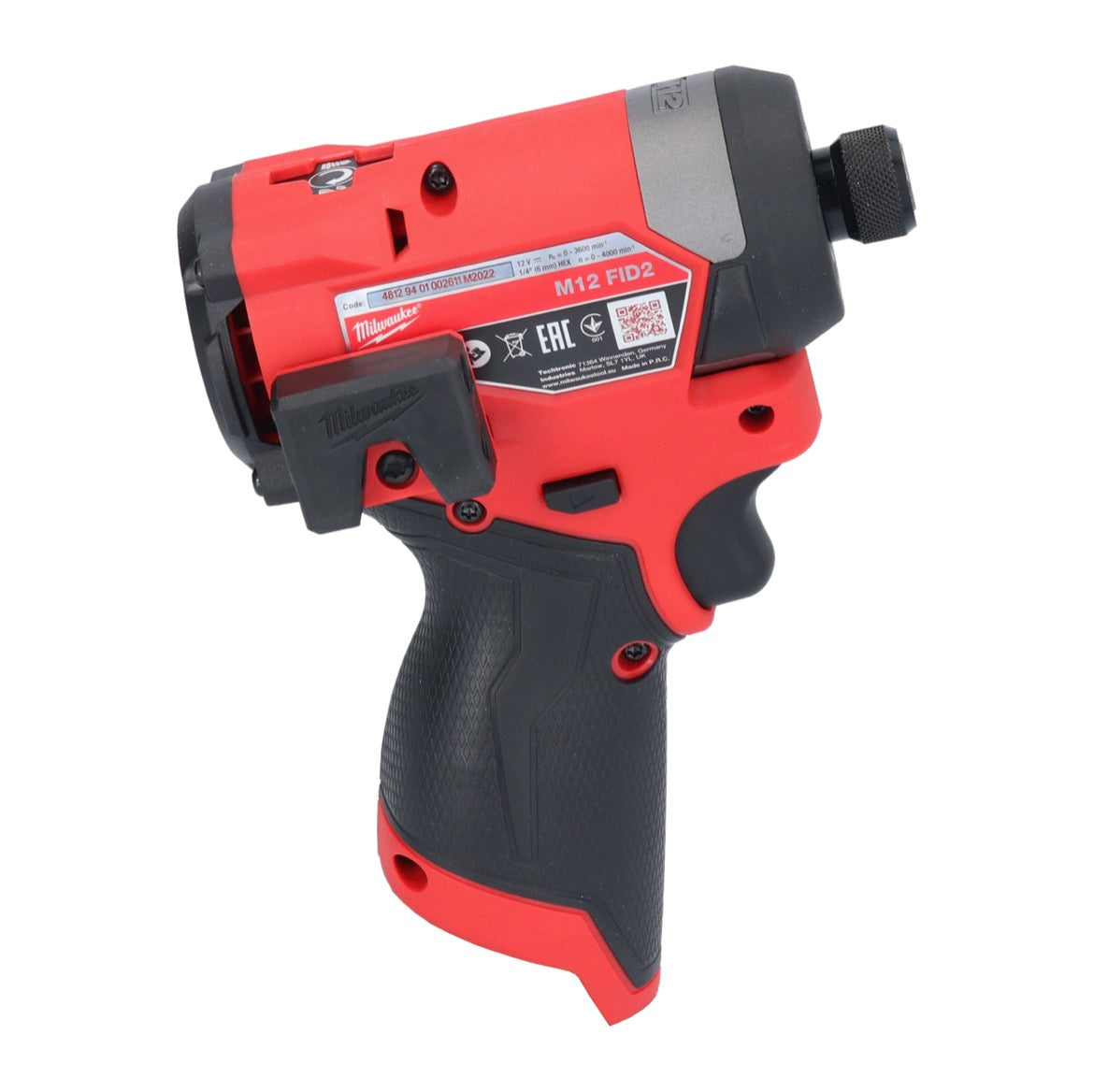 Clé à chocs sans fil Milwaukee M12 FID2-401 12 V 170 Nm 1/4" brushless + 1x batterie 4,0 Ah - sans chargeur