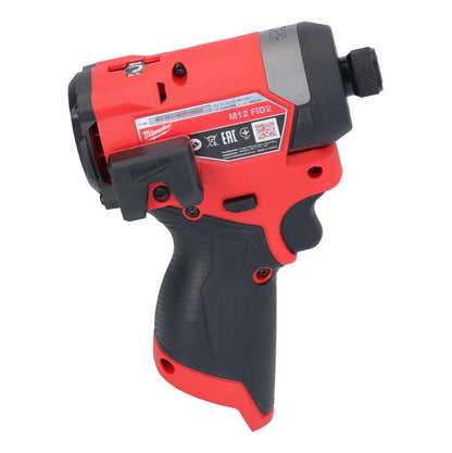 Clé à chocs sans fil Milwaukee M12 FID2-502 12 V 170 Nm 1/4" brushless + 2x batteries 5,0 Ah + chargeur