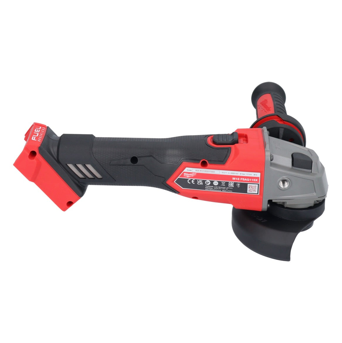 Meuleuse d'angle sur batterie Milwaukee M18 FSAG115X-302 18 V 115 mm sans balais + 2x batteries 3,0 Ah + chargeur