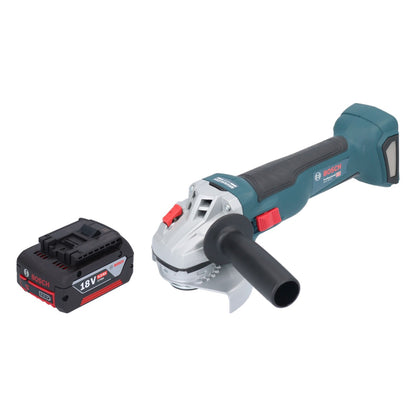 Bosch GWS 18V-10 Professional Akku Winkelschleifer 18 V 115 mm Brushless + 1x Akku 4,0 Ah - ohne Ladegerät