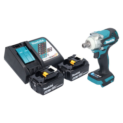 Makita DTW 301 RM Akku Schlagschrauber 18 V 330 Nm 1/2" Brushless + 2x Akku 4,0 Ah + Ladegerät