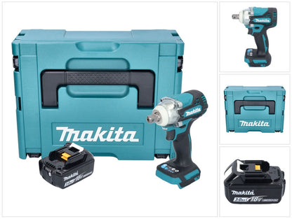 Makita DTW 301 F1J Clé à chocs sans fil 18 V 330 Nm 1/2" sans balais + 1x batterie 3,0 Ah + Makpac - sans chargeur