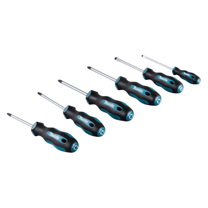 Jeu de tournevis Makita E-10528 6 pièces SL4 / SL5.5 / PH1 / PH2 / PZ1 / PZ2.