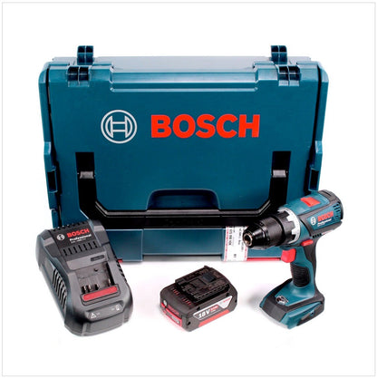 Bosch GSR 18 V-EC Akku Bohrschrauber 2016 neue Version mit Metallbohrfutter + 1 x GBA Akku 6 Ah + GAL 1880 Ladegerät in L-Boxx - Toolbrothers