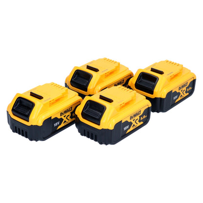 Batterie DeWalt DCB 184 P4 18 V 5,0 Ah / 5000 mAh 4 pièces XR Li-Ion - avec indicateur de niveau de charge.