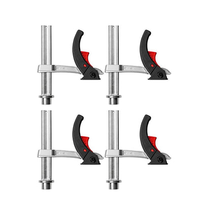 Bessey MFT-SET-A ensemble de 14 pièces pour la fixation et le serrage sur des tables multifonctionnelles pour fixer solidement les rails de guidage