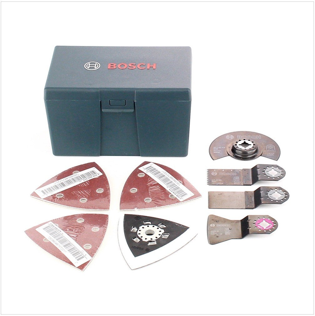 Bosch GOP 18 V-EC Professional Akku Multi Cutter Multifunktionswerkzeug in L-Boxx + 20 tlg. Zubehör mit 2 x GBA 4 Ah Akku und AL 1860 Ladegerät - Toolbrothers