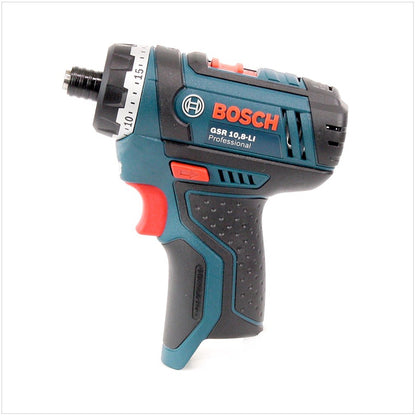 Bosch GSR 10,8-Li Professional Akku Bohrschrauber 10,8 V Solo Gerät mit Einlage - L-Boxx ready - Toolbrothers