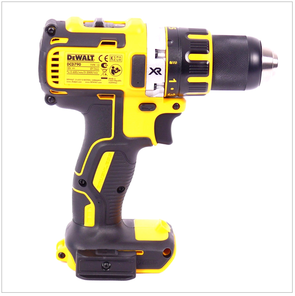 DeWalt DCD 790 18 V Brushless Akku Bohrschrauber + 1x Dewalt DCB 183 Akku 18 V 2 Ah XR Li-Ion - Toolbrothers