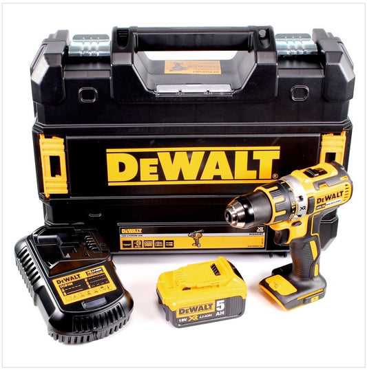 DeWalt DCD 790 P1 Akku Bohrschrauber 18V 60Nm Brushless + 1x Akku 5,0Ah + Ladegerät + Koffer - Toolbrothers