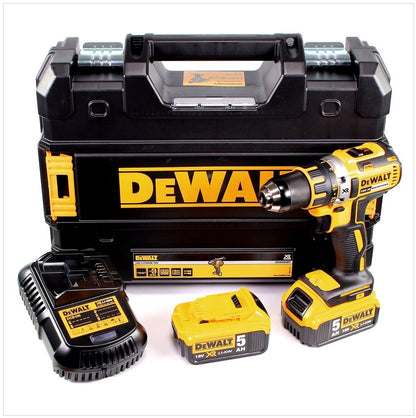 DeWalt DCD 790 P2 Akku Bohrschrauber 18V 60Nm + 2x Akku 5,0Ah + Ladegerät + Koffer - Toolbrothers