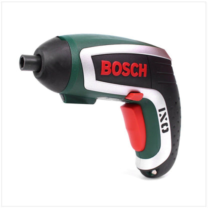 Bosch HomeSeries IXO 3,6 V Mini Akku Schrauber 4. Generation mit 10 tlg. Bit-Set und Ladegerät ( 060398100K ) - Toolbrothers