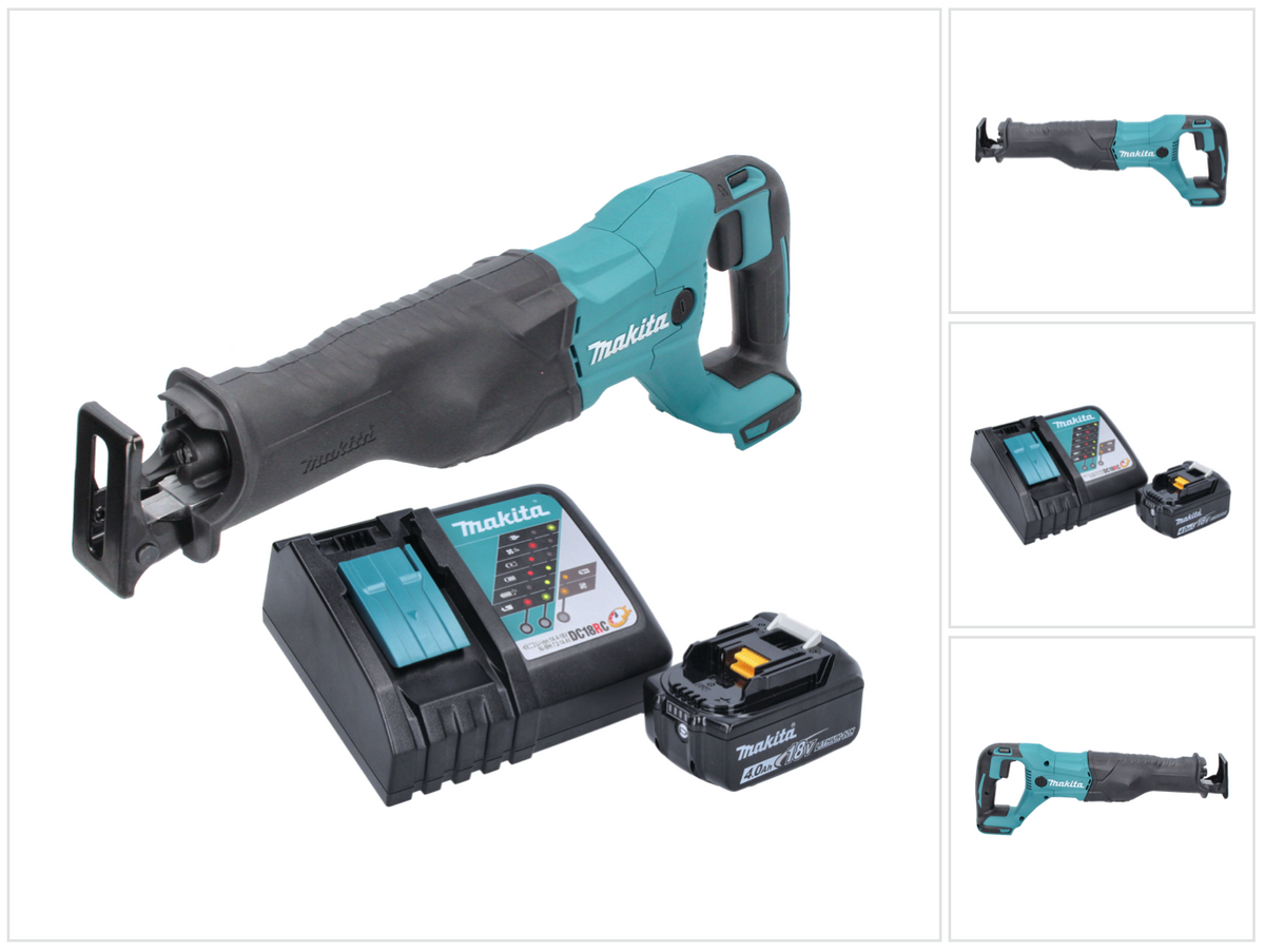 Makita DJR 186 RM1 Akku Reciprosäge Säbelsäge 18 V + 1x Akku 4,0 Ah + Ladegerät - Toolbrothers