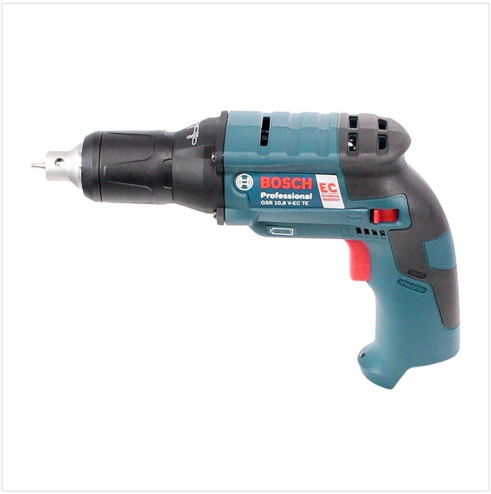 Bosch GSR 10,8 V-EC TE Professional Akku Trockenbauschrauber + L-Boxx + 2x Akkus 2,5Ah + 1x Ladegerät + Magazinaufsatz - Toolbrothers