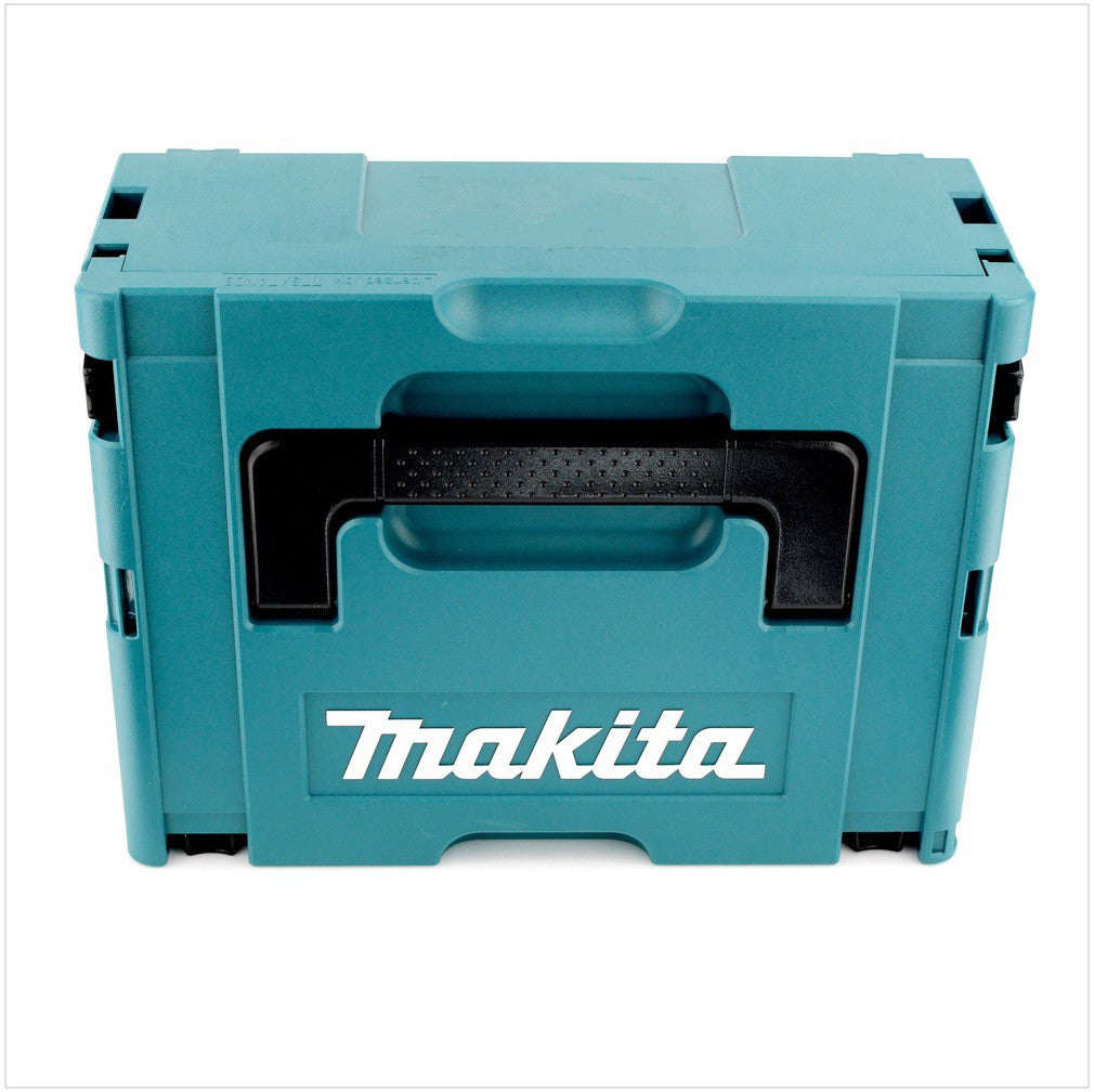 Makita DHP 481 SAJ Akku Schlagbohrschrauber 18 V 115 Nm Brushless + 2x Akku 2,0 Ah + Ladegerät + Makpac - Toolbrothers