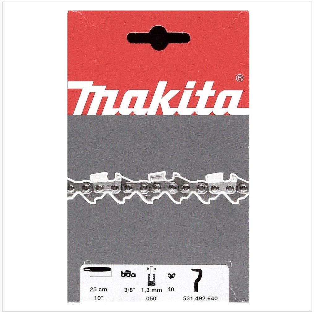 Makita Ersatzkette 25 cm 1,3mm 3/8" für DUC 252 Z ( 531492640 ) - Toolbrothers