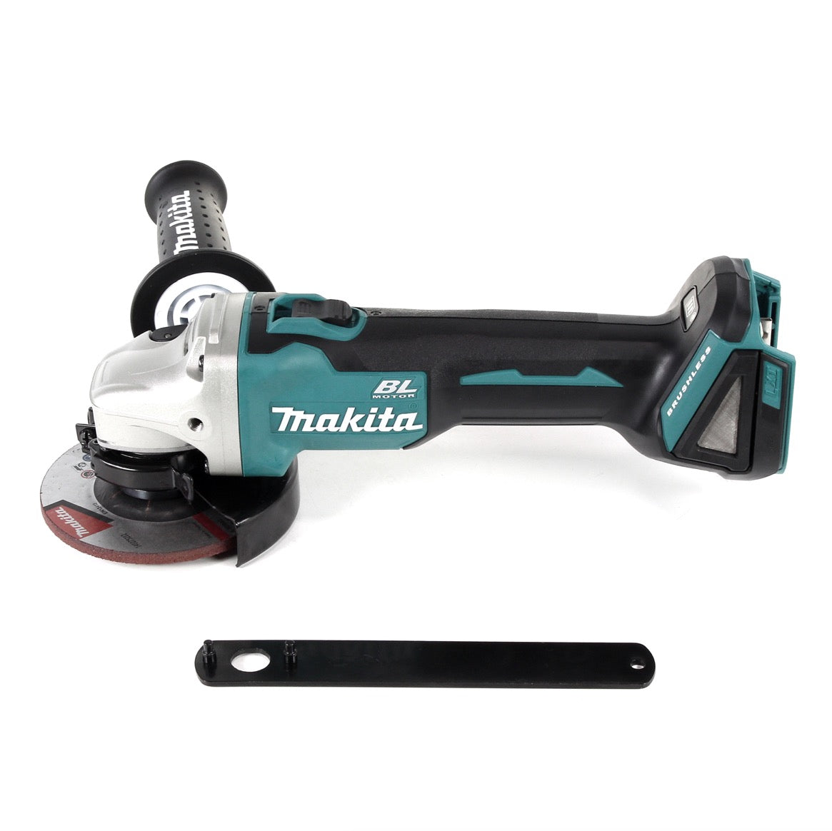 Makita DGA 454 RA1J Akku Winkelschleifer 18 V 115 mm + 1x Akku 2,0 Ah + Ladegerät + Makpac - Toolbrothers