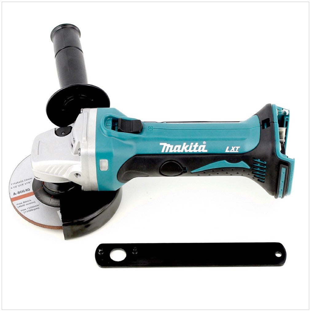 Makita DGA 452 SA1J Akku Winkelschleifer 18 V 115 mm + 1x Akku 2,0 Ah + Ladegerät + Makpac - Toolbrothers