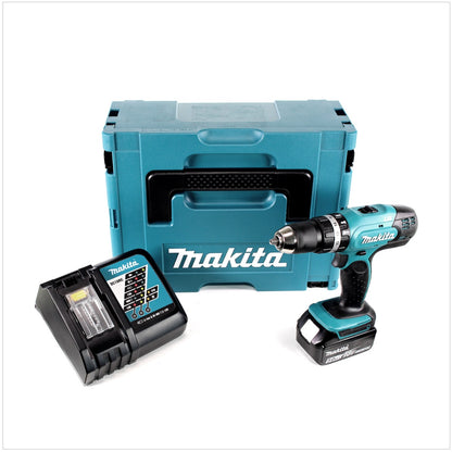 Makita DHP 453 RT1J Akku Schlagbohrschrauber 18V 42Nm + 1x Akku 5,0Ah + Ladegerät im Makpac 2 - Toolbrothers