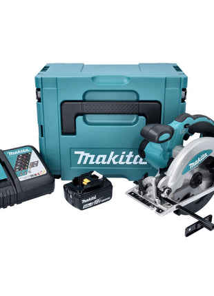 Makita DSS 610 RT1J Akku Handkreissäge 18 V 165 mm + 1x Akku 5,0 Ah + Ladegerät + Makpac - Toolbrothers