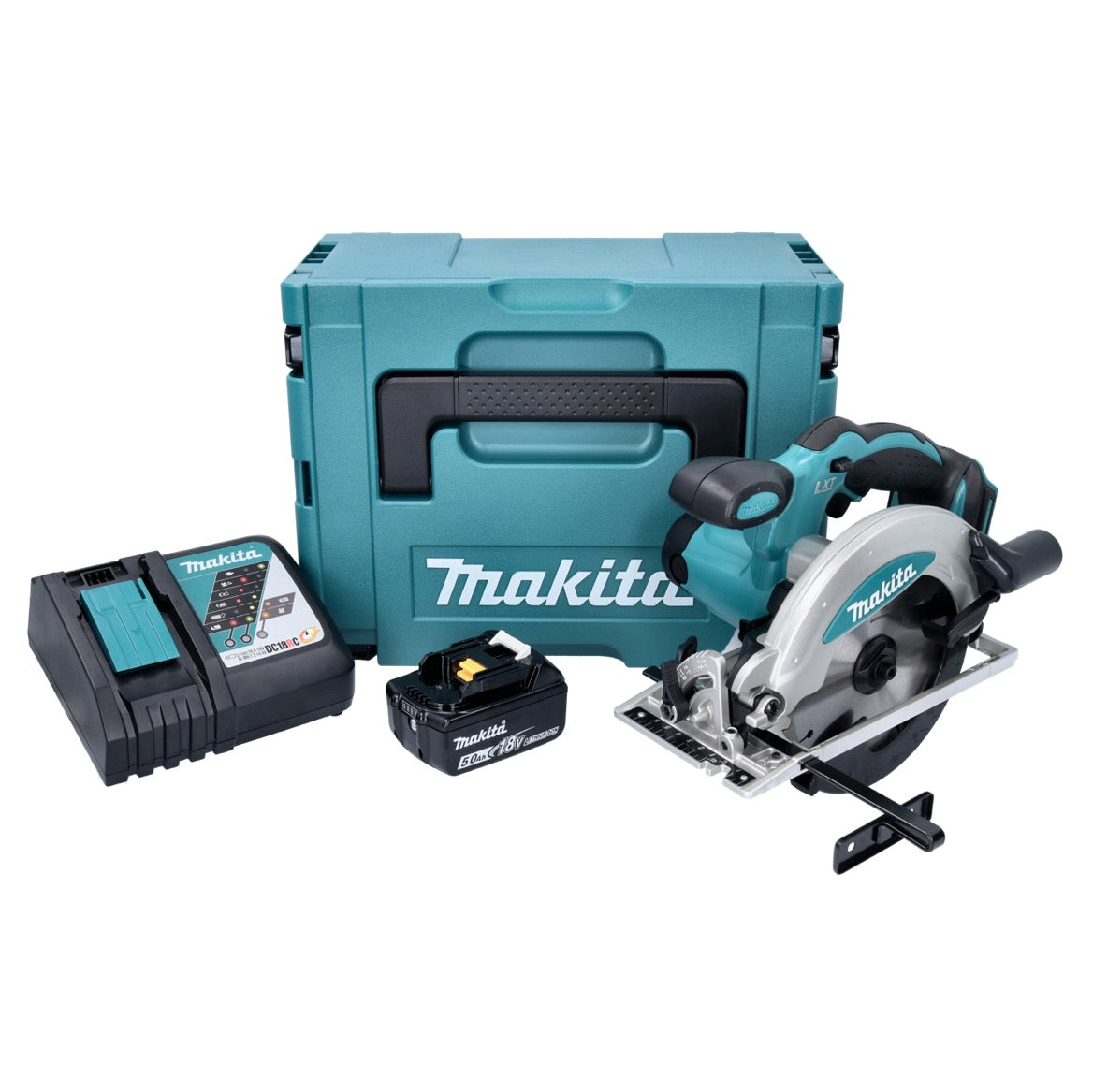 Makita DSS 610 RT1J Akku Handkreissäge 18 V 165 mm + 1x Akku 5,0 Ah + Ladegerät + Makpac - Toolbrothers