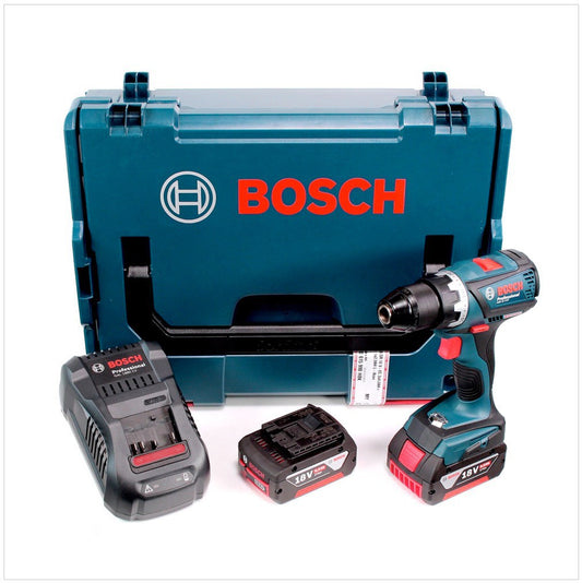 Bosch GSR 18 V-EC Akku Bohrschrauber ( 2016 ) mit Metallbohrfutter + 2x GBA 5,0 Ah Akkus + GAL 1880 CV Ladegerät + L-Boxx - Toolbrothers