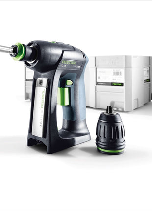 Festool C 18 Li-Basic Akku Bohrschrauber 18V 45Nm Solo im Systainer ( 574737 ) - ohne Akku, ohne Ladegerät - Toolbrothers