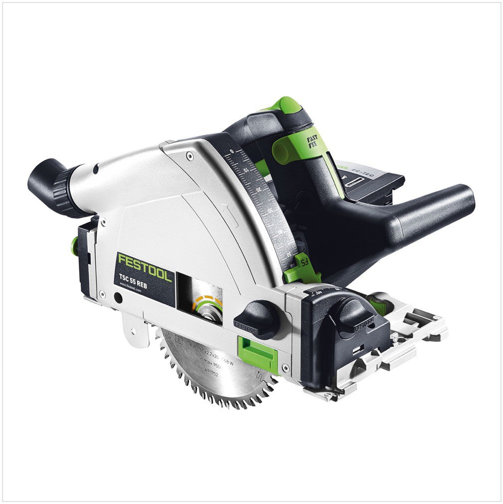 Festool TSC 55 REB-Li 5,2 Plus-FS Akku Tauchsäge 36V ( 2x18V ) ( 561720 ) 160 mm Brushless im Systainer + 2x 5,2Ah Akku + Ladegerät - Toolbrothers