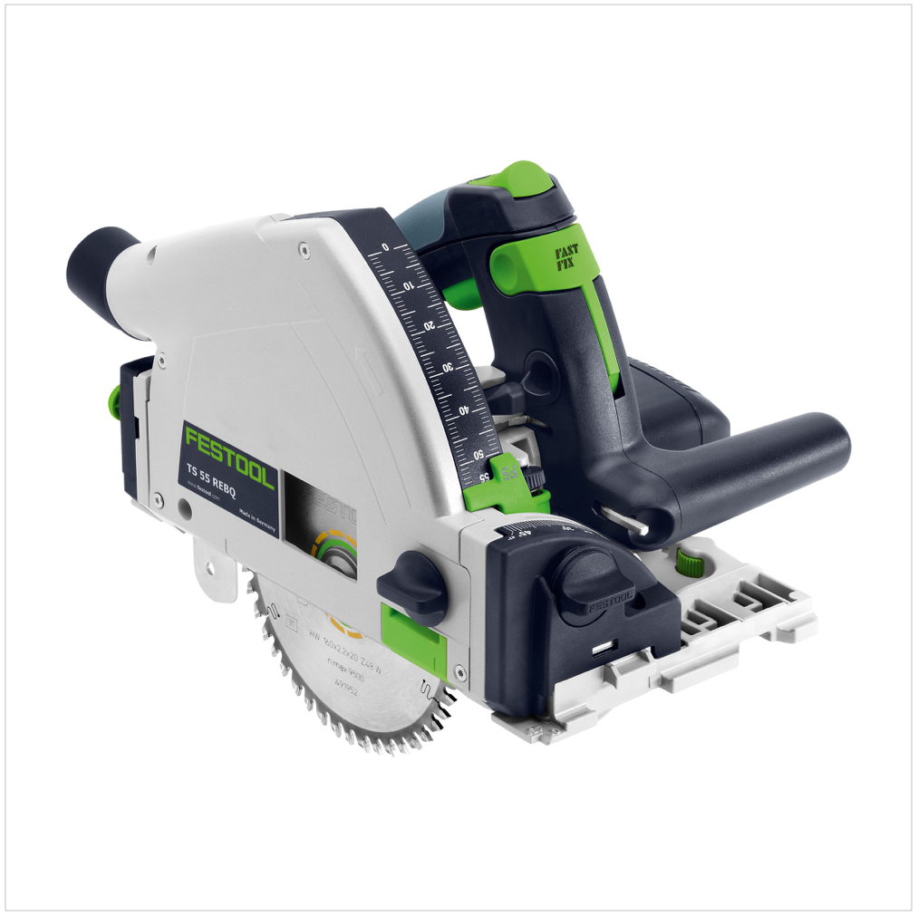 Festool TS 55 REBQ-PLUS-FS Tauchsäge 1200W 160 mm im Systainer ( 561580 ) + Zubehör - Toolbrothers