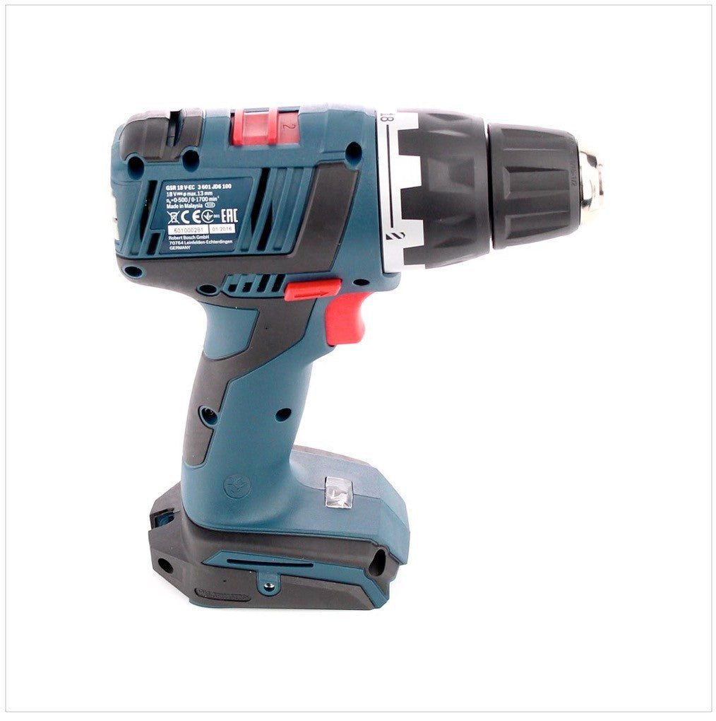 Bosch GSR 18 V-EC Professional Akku Bohrschrauber mit 1x GBA 5,0 Ah Akku - ohne Ladegerät - ohne Koffer - Toolbrothers