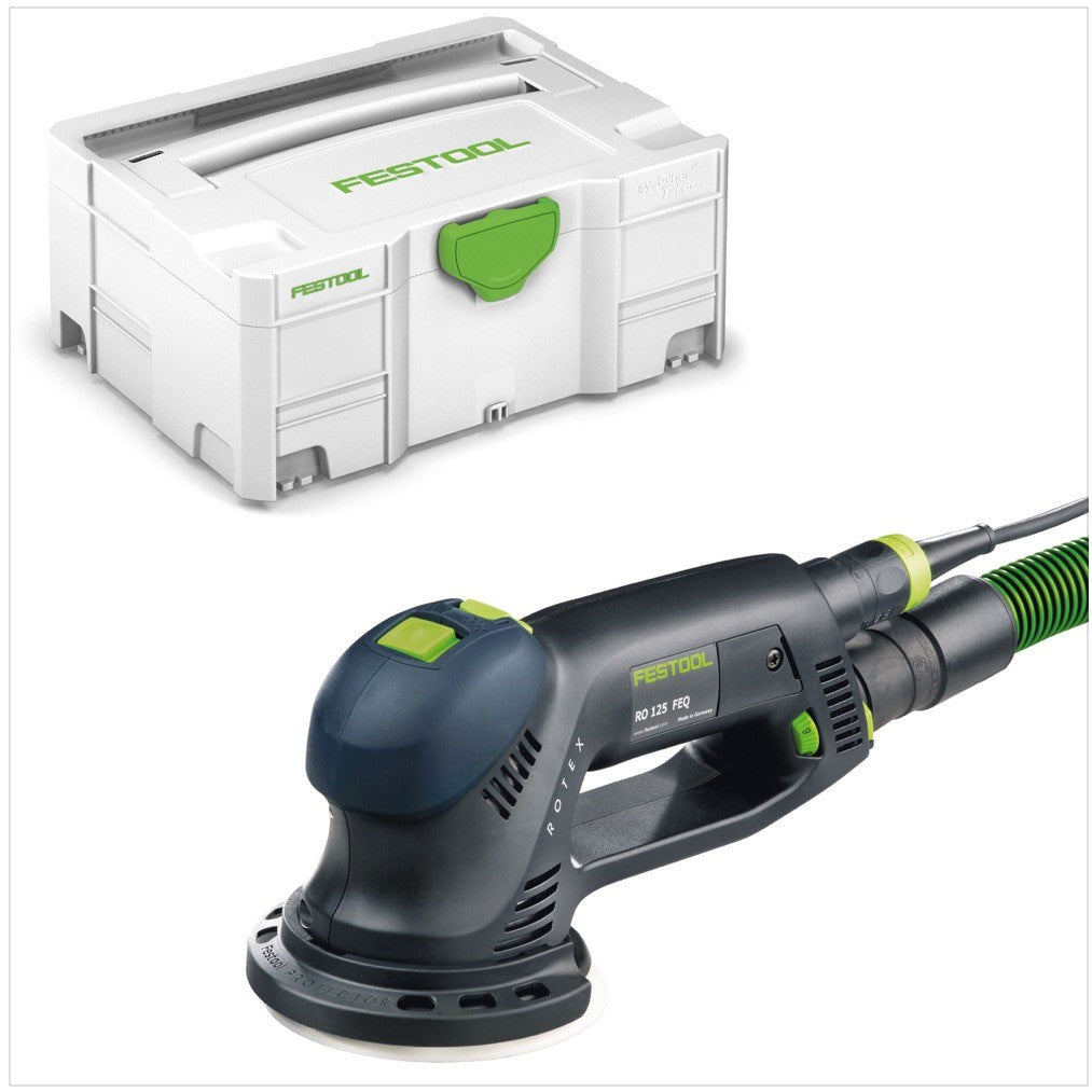 Festool RO 125 FEQ-Plus ROTEX Getriebe Exzenterschleifer ( 571779 ) 500W 3,6mm Hub im Systainer - Toolbrothers