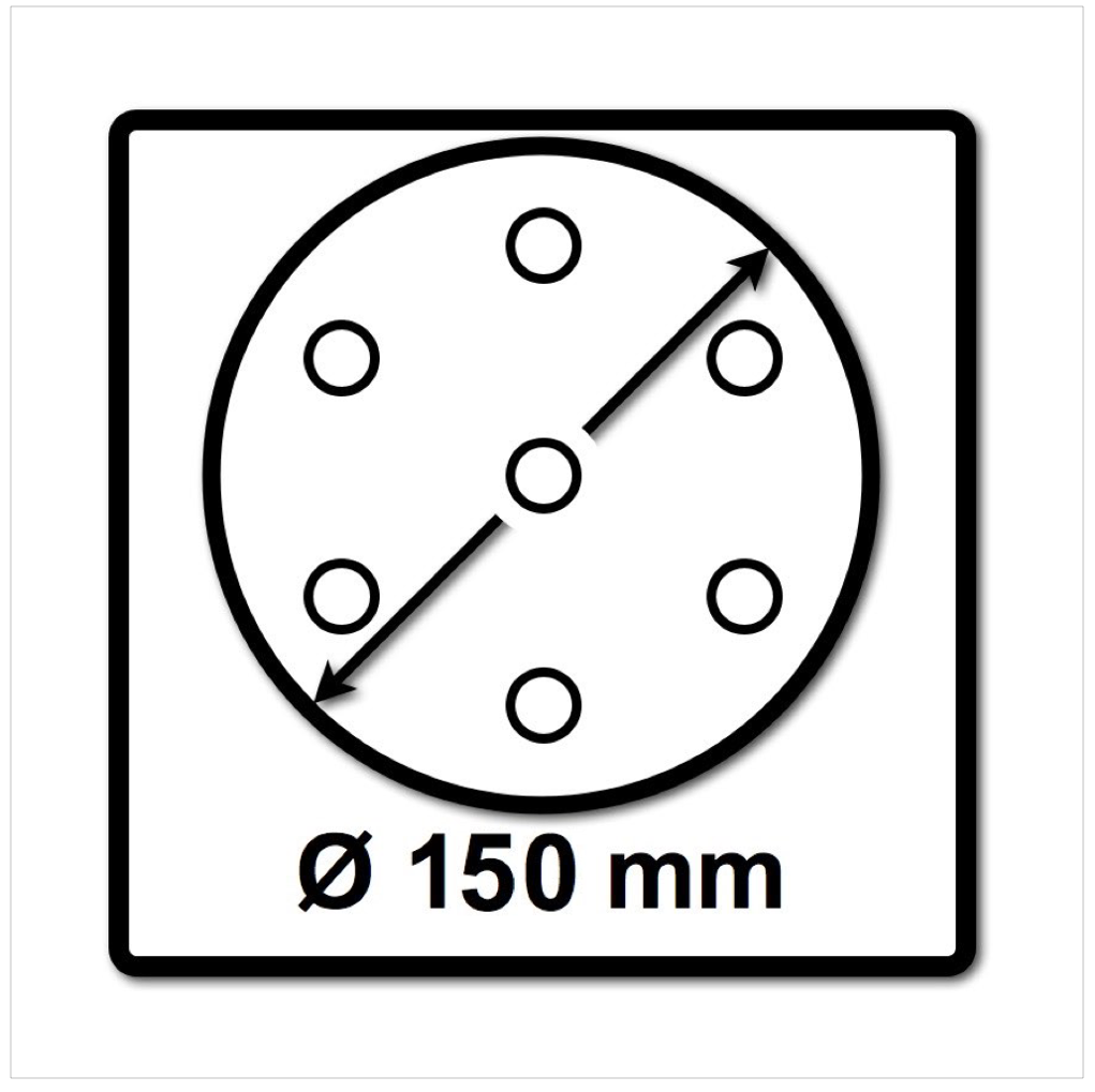 Festool STF D150/16 Schleifscheiben 150 mm Granat P120 GR / 100 Stück ( 496979 ) - Toolbrothers