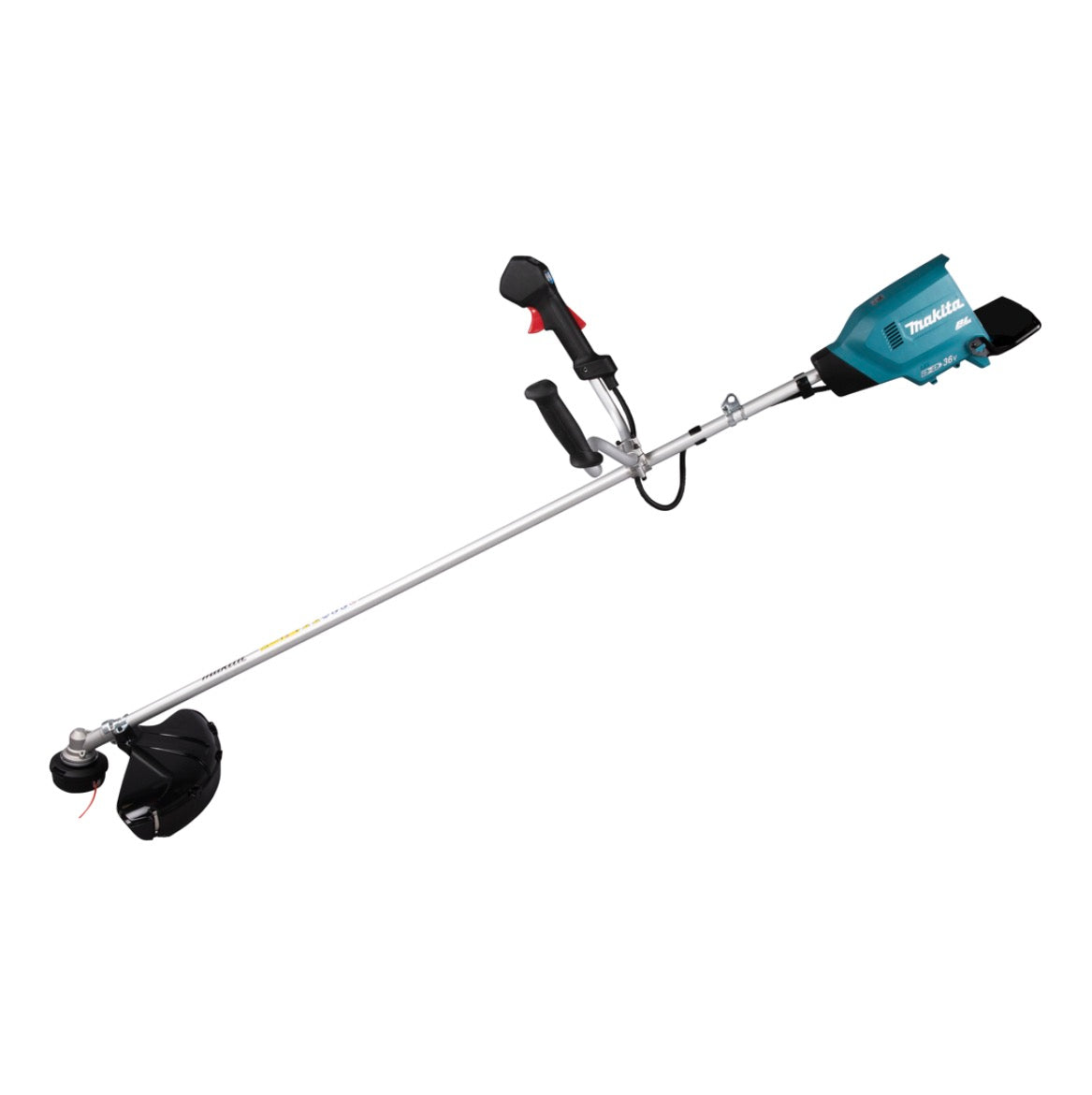 Makita DUR 369 ARF4 débroussailleuse à batterie 36 V (2x 18 V) 43 cm sans balais + 4x batterie 3,0 Ah + chargeur