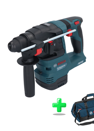 Bosch GBH 18V-22 Professional Akku Bohrhammer 18 V SDS Plus Brushless Solo ( 0611924000 ) + Bosch Professional Handwerkertasche