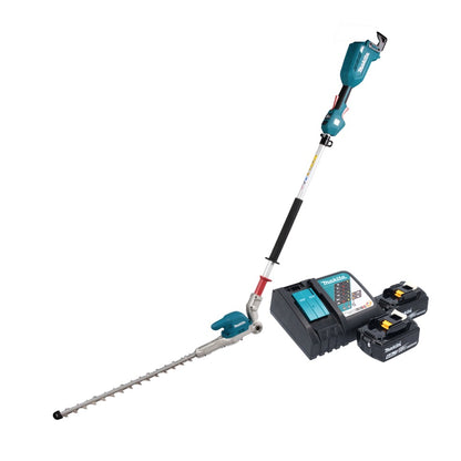 Makita DUN 500 WRG2 Akku Heckenschneider 18 V 50 cm Brushless + 2x Akku 6,0 Ah + Ladegerät