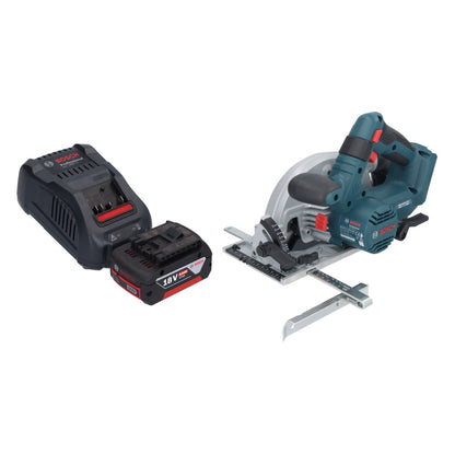 Bosch GKS 18V-57-2 Scie circulaire sans fil professionnelle 18 V 165 mm sans balais + 1 batterie 5,0 Ah + chargeur