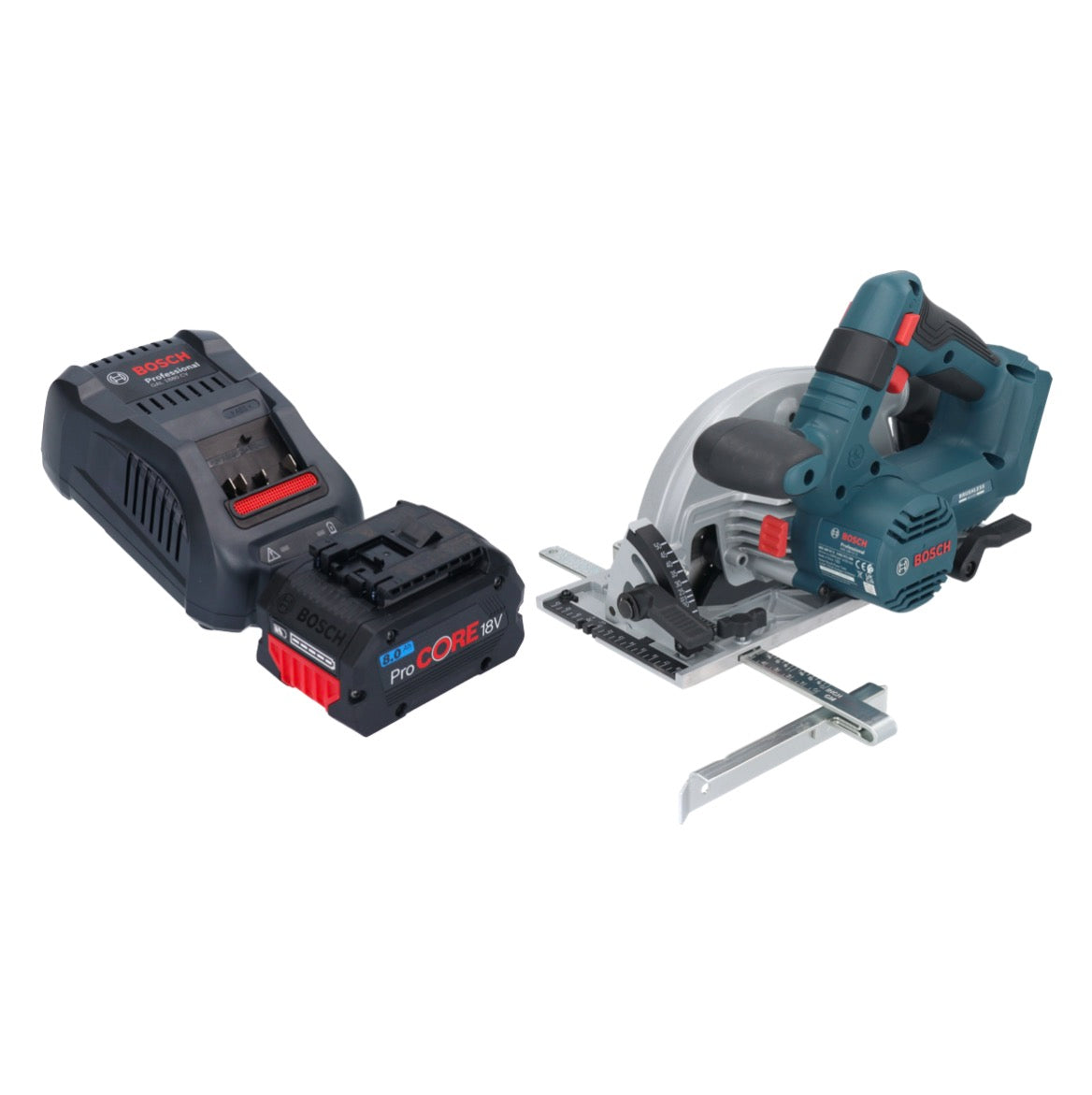 Bosch GKS 18V-57-2 Professional Akku Handkreissäge 18 V 165 mm Brushless + 1x ProCORE Akku 8,0 Ah + Ladegerät