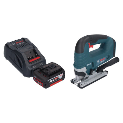 Bosch GST 18V-125 B Scie sauteuse professionnelle sans fil 18 V 125 mm sans balais + 1x batterie 5,0 Ah + chargeur