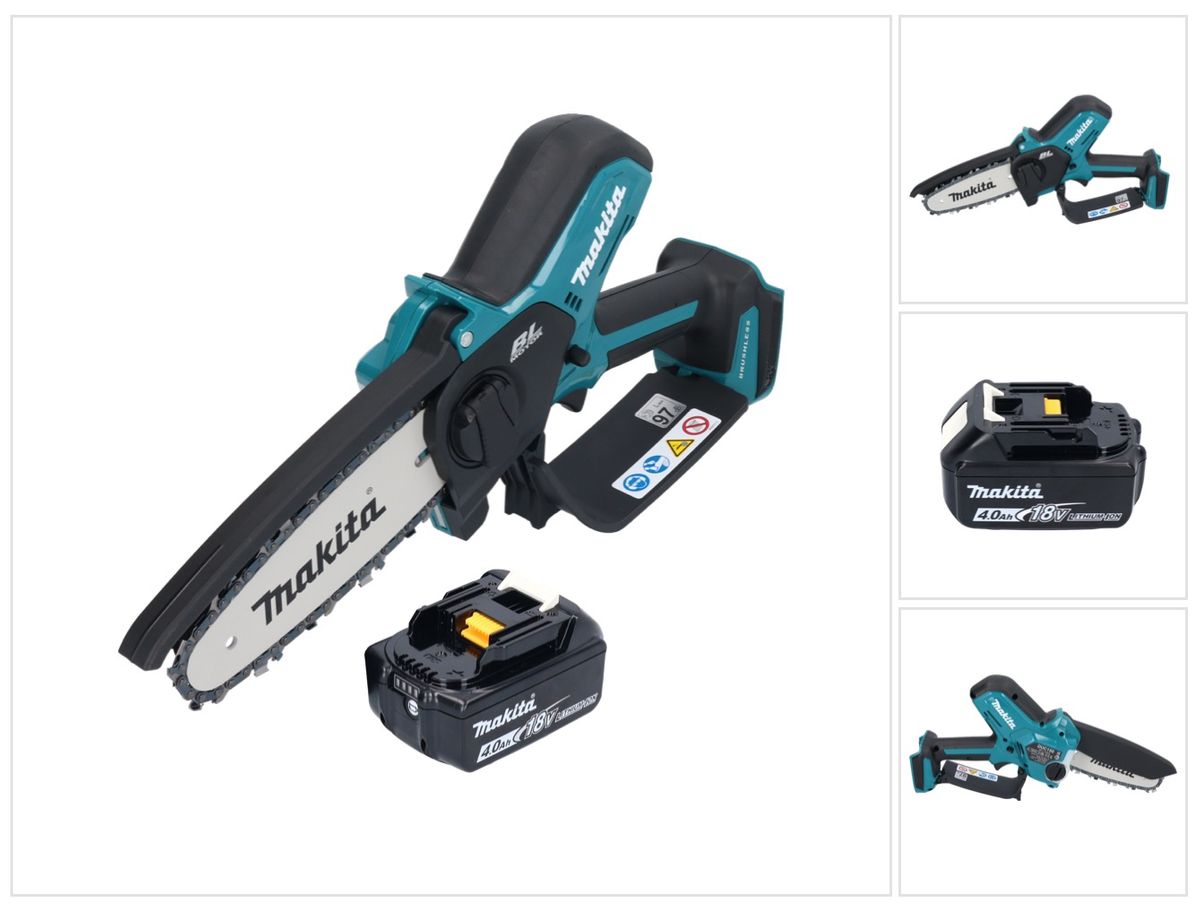 Tronçonneuse à batterie Makita DUC 150 M 18 V 15 cm sans balais + 1x batterie 4,0 Ah - sans chargeur