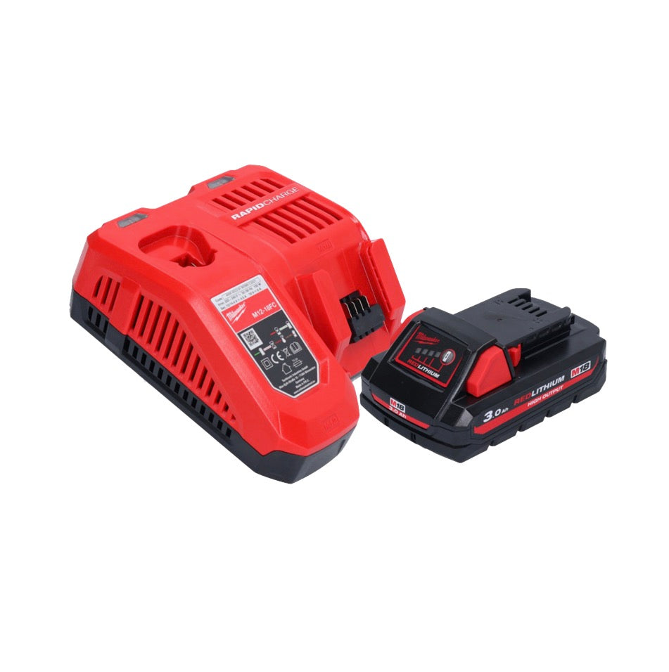 Milwaukee M18 BLHX-301X Akku Kombihammer 18 V 2,3 J Brushless + 1x Akku 3,0 Ah + Ladegerät + HD-Box