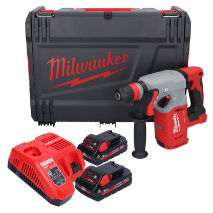 Milwaukee M18 BLHX-302X Akku Kombihammer 18 V 2,3 J Brushless + 2x Akku 3,0 Ah + Ladegerät + HD-Box