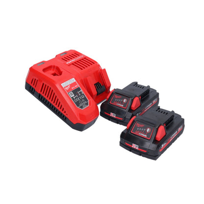 Milwaukee M18 BLHX-302X Akku Kombihammer 18 V 2,3 J Brushless + 2x Akku 3,0 Ah + Ladegerät + HD-Box