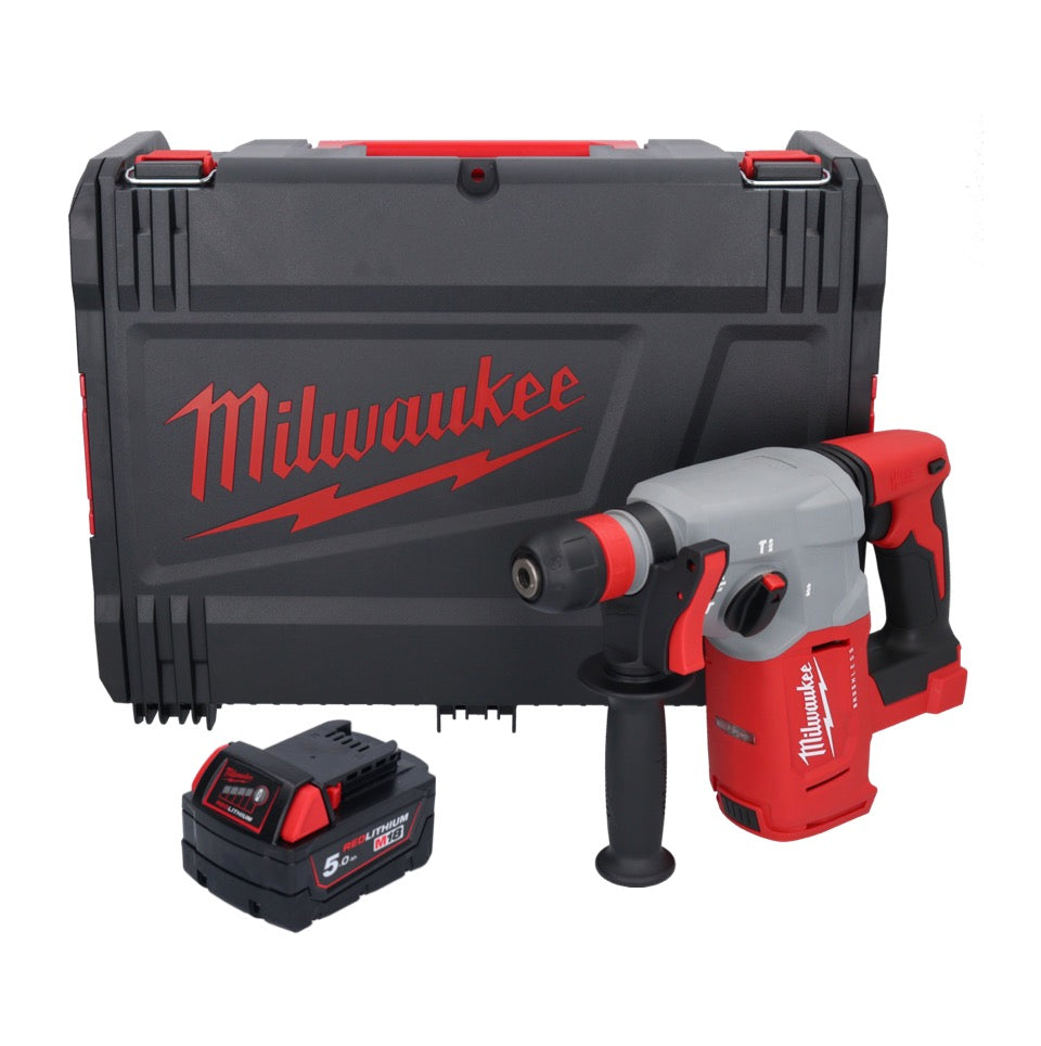 Milwaukee M18 BLHX-501X Akku Kombihammer 18 V 2,3 J Brushless + 1x Akku 5,0 Ah + HD-Box - ohne Ladegerät