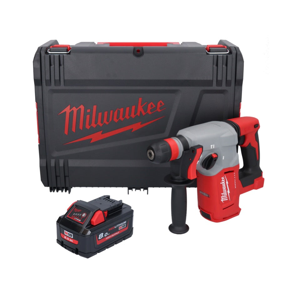 Milwaukee M18 BLHX-801X Akku Kombihammer 18 V 2,3 J Brushless + 1x Akku 8,0 Ah + HD-Box - ohne Ladegerät