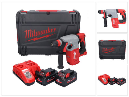 Milwaukee M18 BLHX-802X Akku Kombihammer 18 V 2,3 J Brushless + 2x Akku 8,0 Ah + Ladegerät + HD-Box